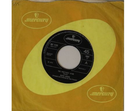 DAVID BOWIE - THE PRETTIEST STAR - UK 7" (MERCURY MF 1135). Terrific to see original UK (stock) copy on Mercury (MF 1135). Th