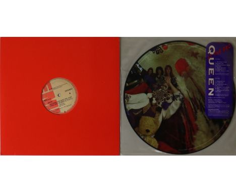 QUEEN - COLUMBIAN 12"/US PROMO LP. Excellent bundle of 2 x Queen rarities. Titles are Another One Bites The Dust 'Otro Que Mu