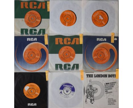 DAVID BOWIE - UK 7" RCA/DECCA DEMOS. Wicked split pack of 9 x RCA and Decca demos. Titles are Drive-In Saturday (RCA 2352 - V