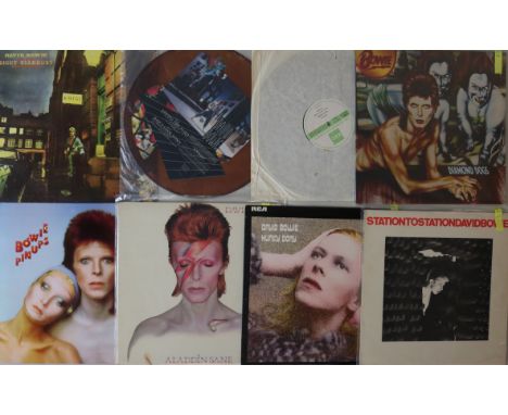 DAVID BOWIE/MICK RONSON - UK LP/12" COLLECTION. Superb collection of 17 x LPs with 4 x 12" and 1 x rare uncut 7" recording. T