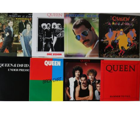 QUEEN &amp; RELATED - 'TIME WARP' COLLECTION. Immaculate and distinctly unprecedented bundle of 2 x LPs and 16 x 12" - you re