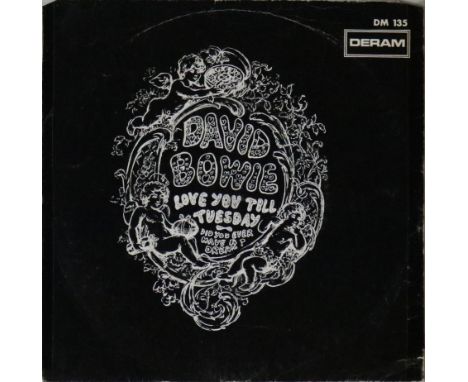 DAVID BOWIE - LOVE YOU TILL TUESDAY - DUTCH 7" PICTURE SLEEVE (DERAM DM 135). Always hard to come across original Dutch p/s c