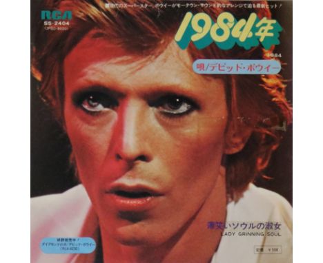 DAVID BOWIE - 1984 7" (JAPANESE P/S SS 2404). Scarcely seen original Japanese stock copy of 1984 c/w Lady Grinning Soul. The 