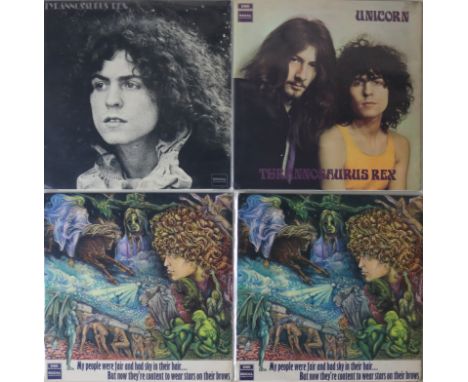 TYRANNOSAURUS REX - ORIGINAL UK REGAL ZONOPHONE LPs. Superb bundle of 4 x early Tyrannosaurus Rex LPs, all original UK pressi