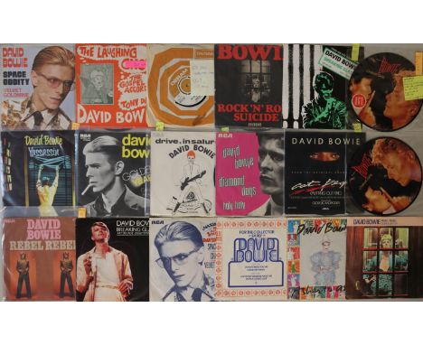 DAVID BOWIE - UK/EUROPEAN 7" COLLECTION. Heading into space with this marvellous collection of 18 x 7". Titles include Space 