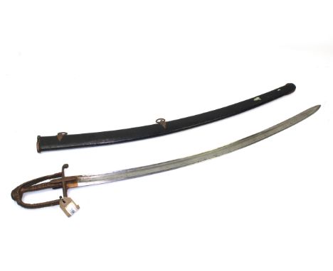 A cavalry sabre with scabbard AF