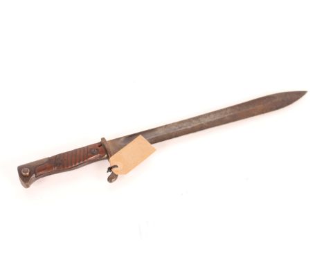 A German 1898/05 bayonet by Simson & Co. Suhl, dated 1915 (no scabbard)