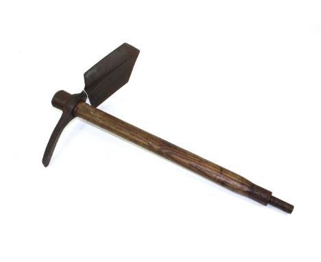 A 1944 dated entrenching tool with a "Home Guard" shaft for a No.4 bayonet