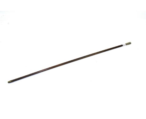 A Norfolk Regiment swagger stick 