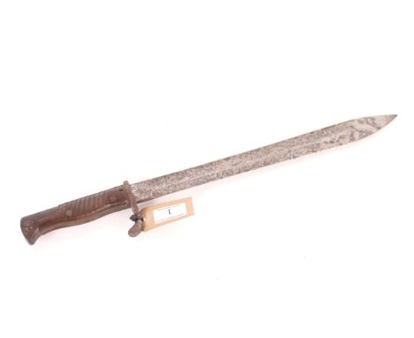A German model 1898/05 bayonet (dated 1916), no scabbard 