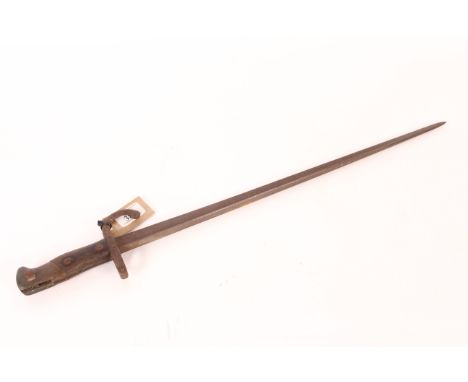A French model 1874 (Gras) bayonet (no scabbard)