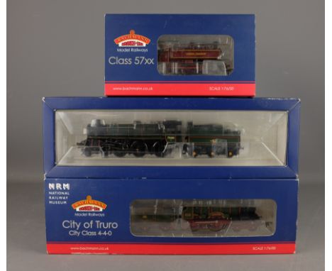Bachmann 00 gauge London Transport 0-6-0, Class 57XX Pannier Tank L.89, GWR City Class 'City of Truro' 4-4-0 for NRM, BR 4-6-