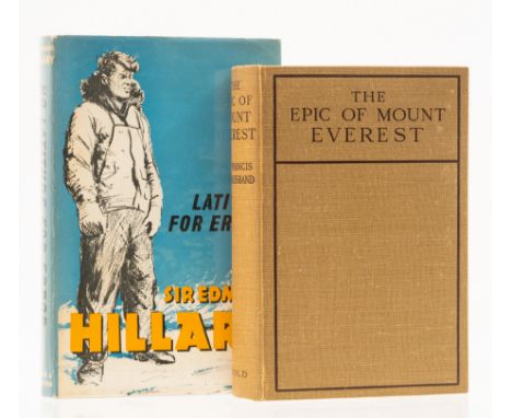 Mountaineering.- Hillary (Sir Edmund) No Latitude for Error, first edition,&nbsp;half-title, frontispiece, plates, original c