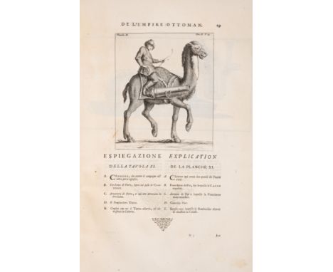 Levant.- Marsigli (Count Luigi Ferdinando) L'Etat Militaire de l'Empire Ottoman, ses Progrès et sa Décadence, 2 parts bound a