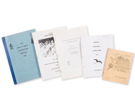 Mountaineering.- Military.- [Archive of Papers from a member of the Royal Engineers and Army Mountaineering Association],&nbs