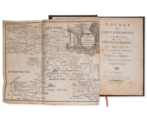 Levant.- Sestini (Domenico) Voyage de Constantinople a Bassora, en 1781, first edition in French, half-title, folding woodcut