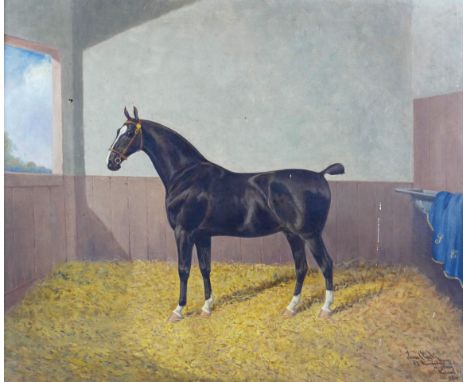 AMENDED DESCRIPTION - PAINTED BY SON / JUNIOR AND NOT THE FATHERJames Clark (Junior) (British, 1858–1943): 'Cupbearer II, 594