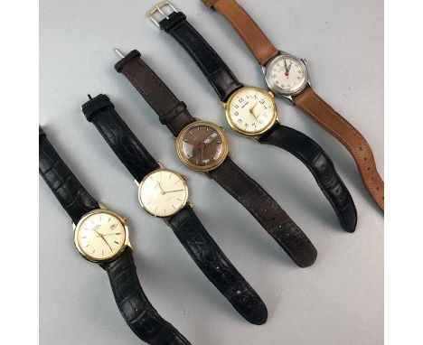 GENT'S ROTARY WRISTWATCH, and four others including an Oris