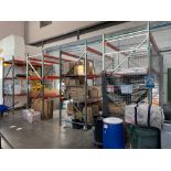 A Group of Teardrop Style Pallet Racking