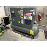 Atlas Copco G11-125 FF, 15 HP Rotary Screw Air Compressor with 120 Gal Tank