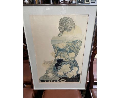 Barbara Robertson (b. 1945)Print titled 'Green Gully' signed and dated 82. 