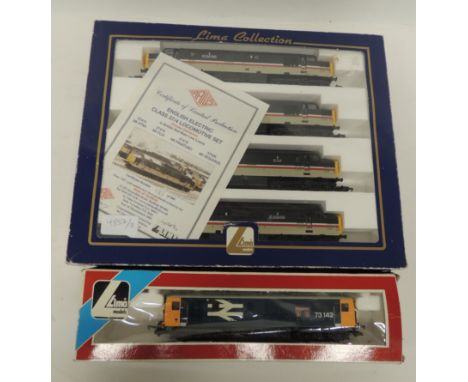 LIMA - Limited edition English Electric Class 37/4 locomotives in original box with certificate together with a boxed diesel 