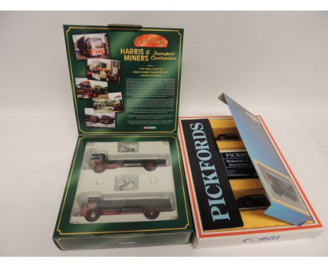 CORGI - D74/1 Pickfords boxed set and limited edition boxed set CC99131 The Final Chapter Harris & Miners (2) ++mint/boxed