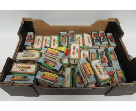 CORGI - Wild West, Stagecoach, Loco and Coach models in original boxes (39) and one unboxed ++boxed models mint, boxes dusty