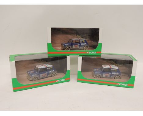 CORGI - Mini Cooper Classic cc82240, Neil Burgess, in original display box (x3) ++mint/boxed