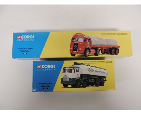 CORGI - Classics 24202 Leyland Octopuss Power Petroleum and 28001 Atkinson Suttons of St Helens, boxed (2) ++models mint/boxe