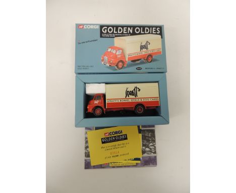 CORGI - Golden Oldies Bedford S Spratt's limited edition, boxed with certificate ++mint/boxed
