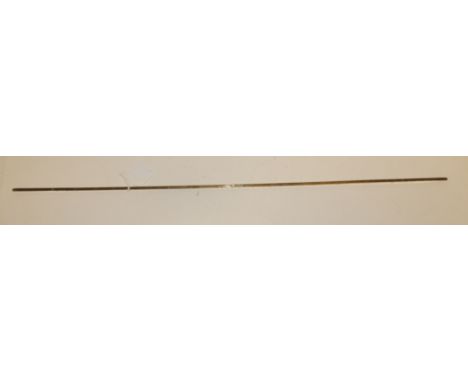 A late 19th/early 20th Century brass brewery dipstick of square section with scales engraved to each side - "Kildkn" "Barrel"