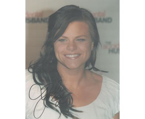Jade Goody signed 10x8 colour photo. Good condition. All autographs are genuine hand signed and come with a Certificate of Au