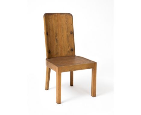 AXEL EINAR HJORTH (Sweden, 1888-1959).Lovö Chair.Wood.With marks of use.Measurements: 93,5 x 48 x 48 cm.Chair made of pine wo