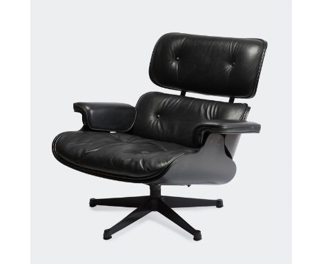 CHARLES EAMES (USA, 1907 - 1978) &amp; RAY EAMES (USA, 1912 - 1988) for HERMAN MILLER."Lounge Chair", design 1956. Edition 19