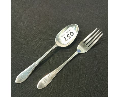 SILVER FORK AND SPOON