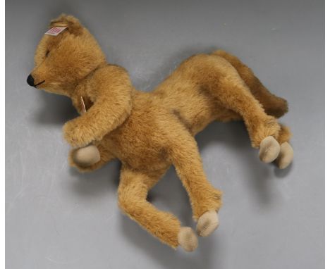A Steiff Teddytaur, white tag, boxed