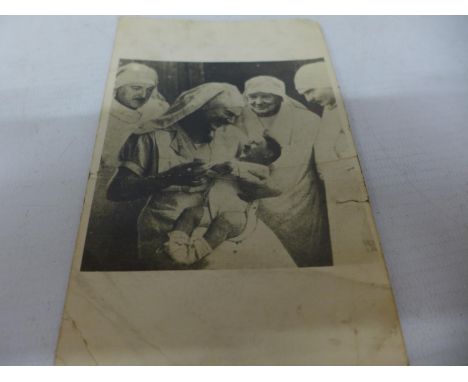 AN AMUSING VINTAGE POSTCARD OF WINSTON CHURCHILL AND ADOLF HITLER 