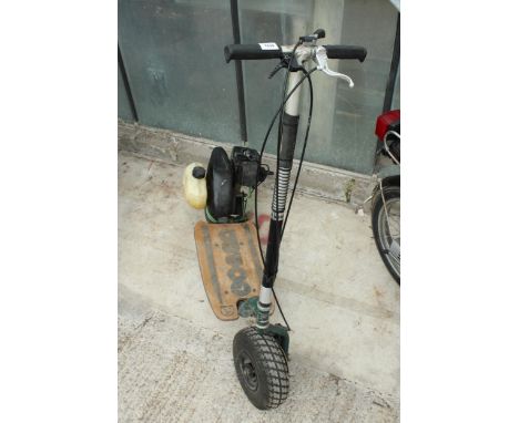A GO PED PETROL ENGINE SCOOTER 