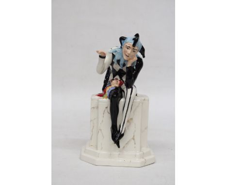A CARLTONWARE FIGURE OF A JESTER "SHOW SPECIAL" 