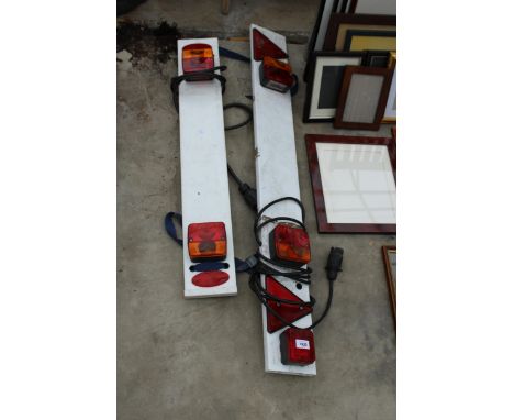 TWO TRAILER LIGHT BOARDS 