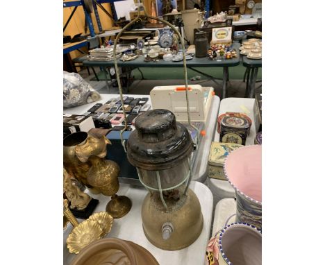 A LARGE VINTAGE TILLEY LAMP 