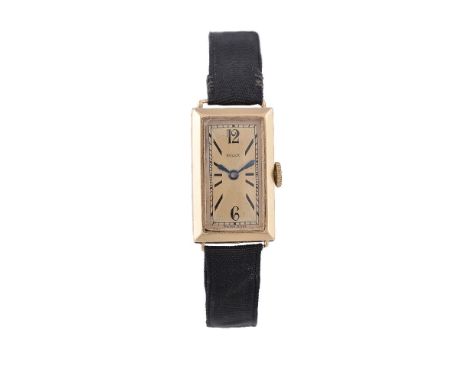 Rolex, a lady's 18 carat gold wristwatch, no. 69171, import mark for Glasgow 1930, manual wind movement, 17 jewels, timed to 