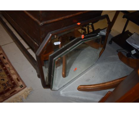 Two vintage wall mirrors