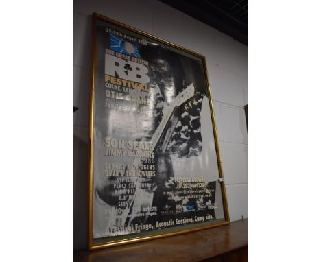 A vintage poster for Colne blues festival.
