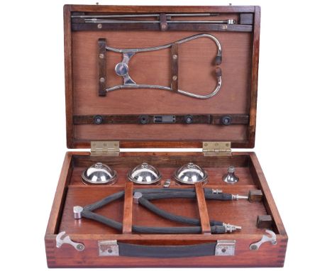 A 'Capac' mechanic's Binaural motor car Stethoscope, London, 1930s, Ser. No. 6007,The complete set with sprung ear frame, thr