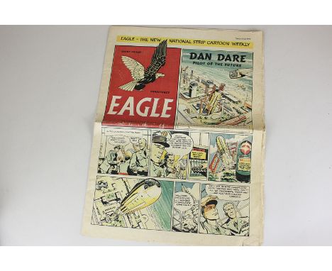 A first edition copy of The Eagle comic, dated 14th April No 1