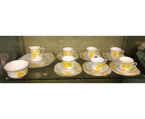 PHOENIX CHINA SUMMER FLOWERS TEA SERVICE 
