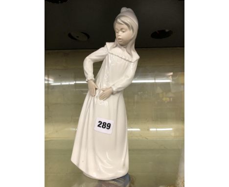 NAO SPANISH PORCELAIN FIGURE 'TORN NIGHTGOWN'