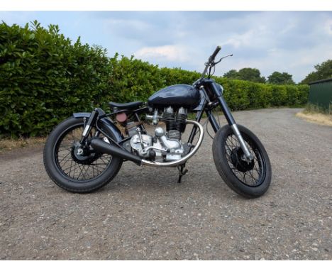 Indian-built 350 Bullet imaginatively converted, well-finished and certain to be fun. Enfield India Ltd continued production 